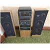 Image 1 : YORX FLOOR MODEL STEREO W/ TURNTABLE - WORKS