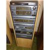 Image 2 : YORX FLOOR MODEL STEREO W/ TURNTABLE - WORKS