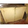 Image 1 : PRIMITIVE ANTIQUE WOODEN CABINET (IVORY)