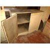 Image 2 : PRIMITIVE ANTIQUE WOODEN CABINET (IVORY)