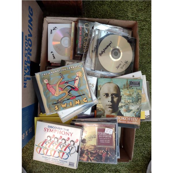 LOT OF CDS, DVDS, BOOKS