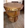Image 1 : ANTIQUE WOODEN ROUND STAND