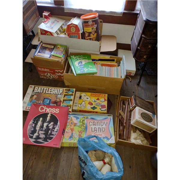 VINTAGE TOYS, CHILDREN'S BOOKS AND BOARD GAMES