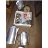 Image 1 : METAL TINWARE AND ANTIQUE SCALE