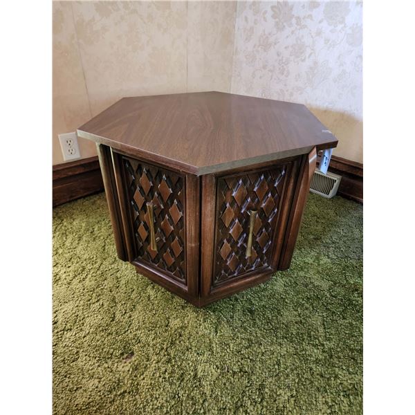 HEXAGONAL STYLE END TABLE