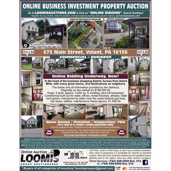 ATTENTION BIDDERS / TERMS AND CONDITIONS