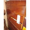 Image 2 : BEAUTIFUL 3 PC CHERRY COLOR WALL UNIT (CONTENTS SOLD SEPARATELY)