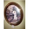 Image 1 : FRAMED ART PRINT OF VICTORIAN GIRL IN GARDEN