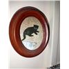 Image 2 : PAIR OF WALNUT FRAMED KITTEN PORTRAITS