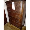 Image 1 : NICE ANTIQUE 5 DRAWER OAK WALL CHEST