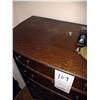 Image 4 : NICE ANTIQUE 5 DRAWER OAK WALL CHEST