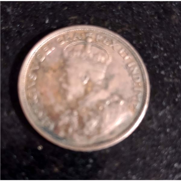 1917 ONE CANADIAN CENT, FAIR CONDITION