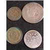Image 1 : COIN LOT: USA 1 CENT, 5 CENTS, 1909 2 CENTS, MEXICO 1 CENTAVO, 1923