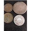 Image 2 : COIN LOT: USA 1 CENT, 5 CENTS, 1909 2 CENTS, MEXICO 1 CENTAVO, 1923