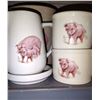 Image 2 : NEW ROSEVILLE STONEWARE POTTERY W/ ASSORTED DECAL DESIGNS
