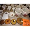 Image 1 : NEW ROSEVILLE STONEWARE POTTERY W/ ASSORTED DECAL DESIGNS