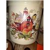 Image 2 : NEW ROSEVILLE STONEWARE POTTERY W/ ASSORTED DECAL DESIGNS