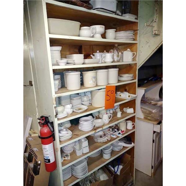 NEW ROSEVILLE STONEWARE POTTERY W/ ASSORTED DECAL DESIGNS