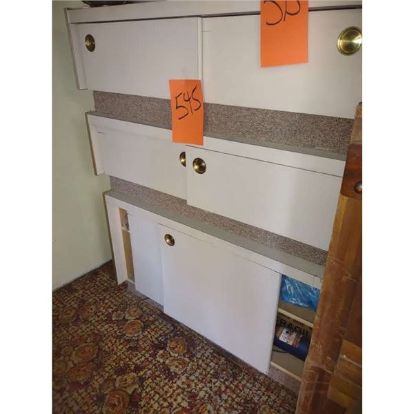 LOT OF 3 STACKING BACKSTOCK CONTAINERS