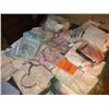 Image 1 : LOT OF BEAUTIFUL LINENS, QUILT PATCHES, PILLOW CASES & EMBROIDERY