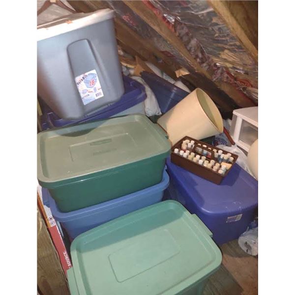 HUGE STORAGE LOT OF CRAFTING & SEWING ITEMS