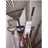 Image 2 : MISC. HAND TOOLS, RAKES, SHOVELS