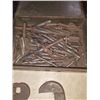 Image 3 : TABLE LOT OF TOOLS, PIPE WRENCHES, BITS, OIL CAN, ETC.