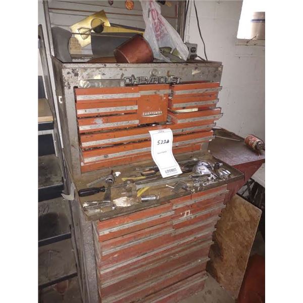 CRAFTSMAN 20 DRAWER METAL TOOLBOX W/ TOOLS