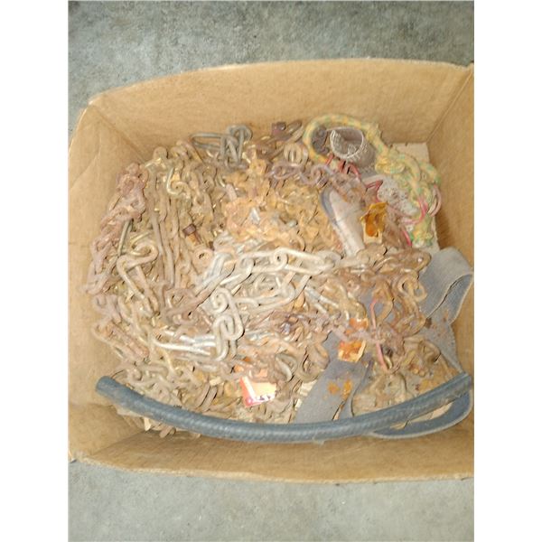 BOX OF TIRE CHAINS
