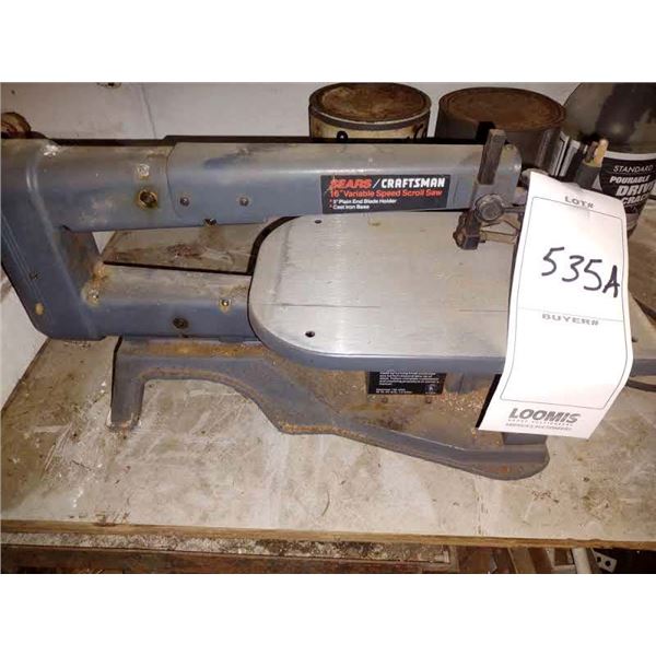 CRAFTSMAN 16" SCROLL SAW/ works