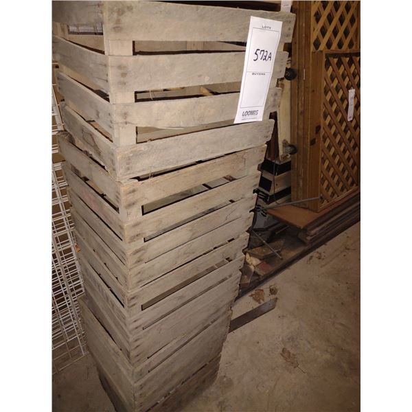 5 WOODEN CRATES