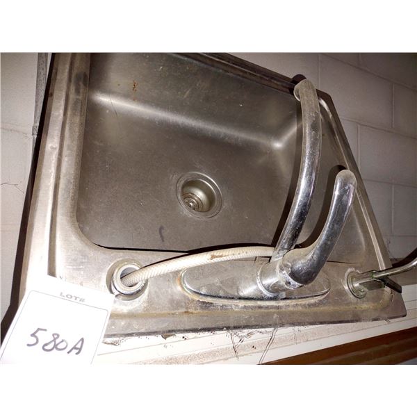 KITCHEN SINK W/ FAUCETS