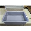 Image 4 : Lot of 18 Plastic Tubs/Dish Tubs