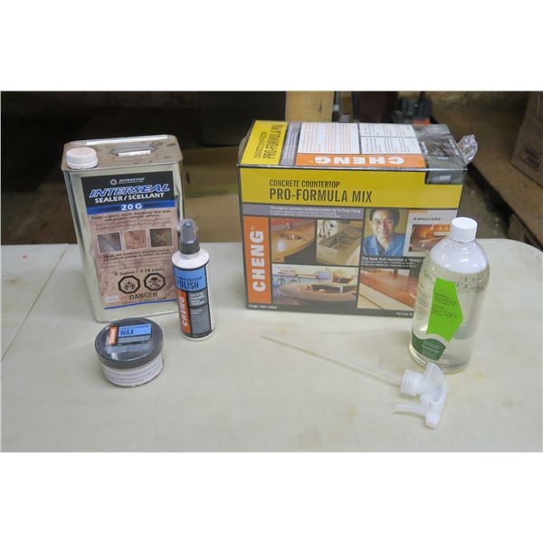 Tub of Countertop misc. - Sealer, Wax, Mix, Polish
