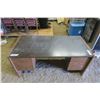 Image 2 : Large Wood Office Desk - Laminate Surfaces - 30.5D x 62.5W x 30T in.