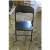Image 3 : 4 Metal Folding Chairs - Black