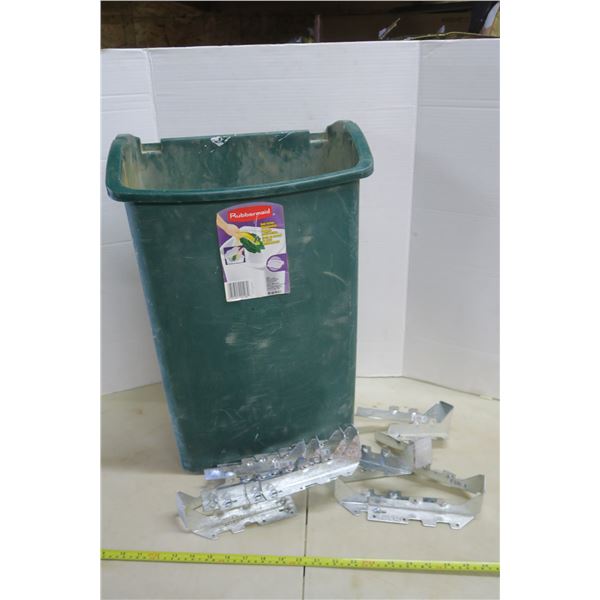 Lot of Joist Hangers for 2x6's in Bin - Bin 2/3 Full