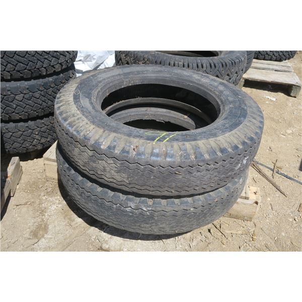 2 - Matching Heavy Duty Good Year Tires for Drop Centre Rims - 8-19.5
