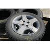 Image 2 : 4 - Matching Honda Rims & Tires - Winter Snow Trakker P195/60R15