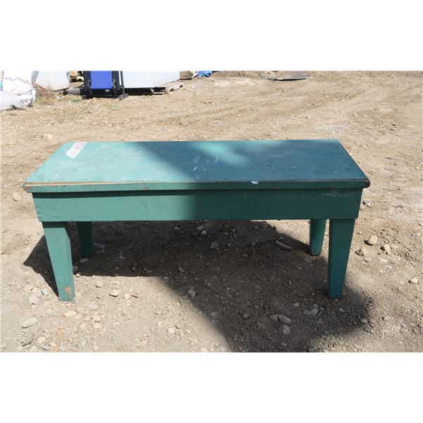 Green Wood Garden Bench - 15x41x19H in.