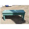 Image 1 : Green Wood Garden Bench - 15x41x19H in.
