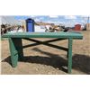 Image 5 : Green Wood Garden Bench - 11x40x20H in.