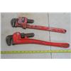 Image 1 : 2 Pipe Wrenches - Steel Handle 18"