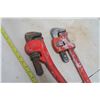 Image 7 : 2 Pipe Wrenches - Steel Handle 18"