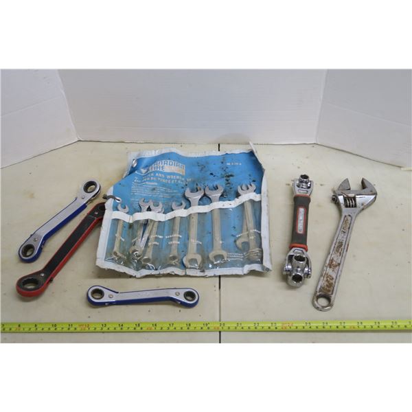 Lot of Wrench Set & Misc. Wrenches