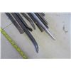 Image 2 : Lot of Large Pin Bars, Pry Bars, Chisels, Punches
