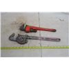 Image 2 : 2x Pipe Wrenches - 14" & 16"
