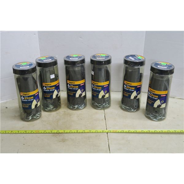 6x - 6 Pack of Rubber Straps