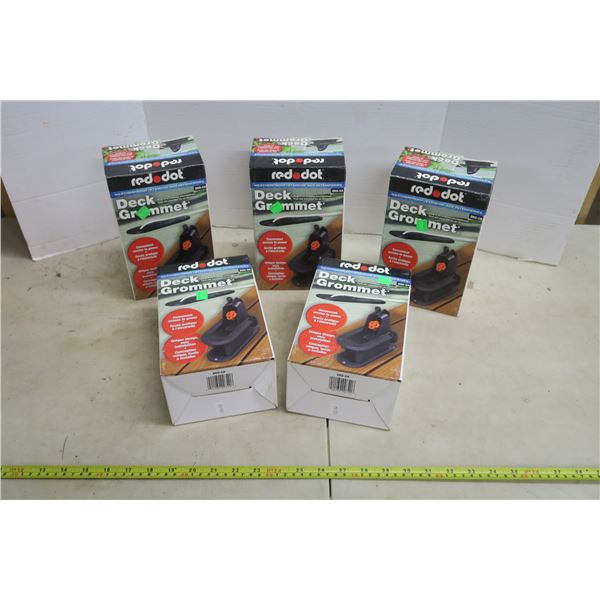 5x - "Deck Gromet" Out Door Plug Access Point - NIB