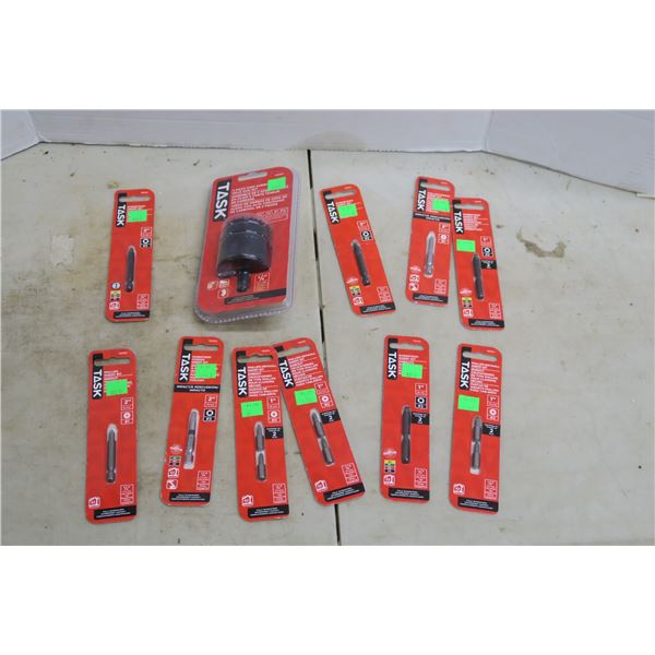 Lot of Task Fastener Bits - Assorted Types & Sizes - All UNOPENED